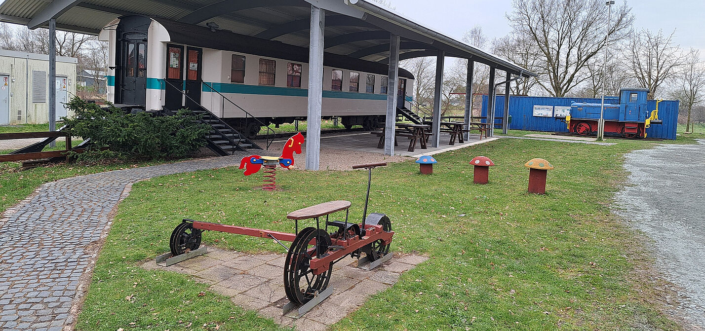 Bild der Woche:Draisine am Draisinenbahnhof Michaelsdonn