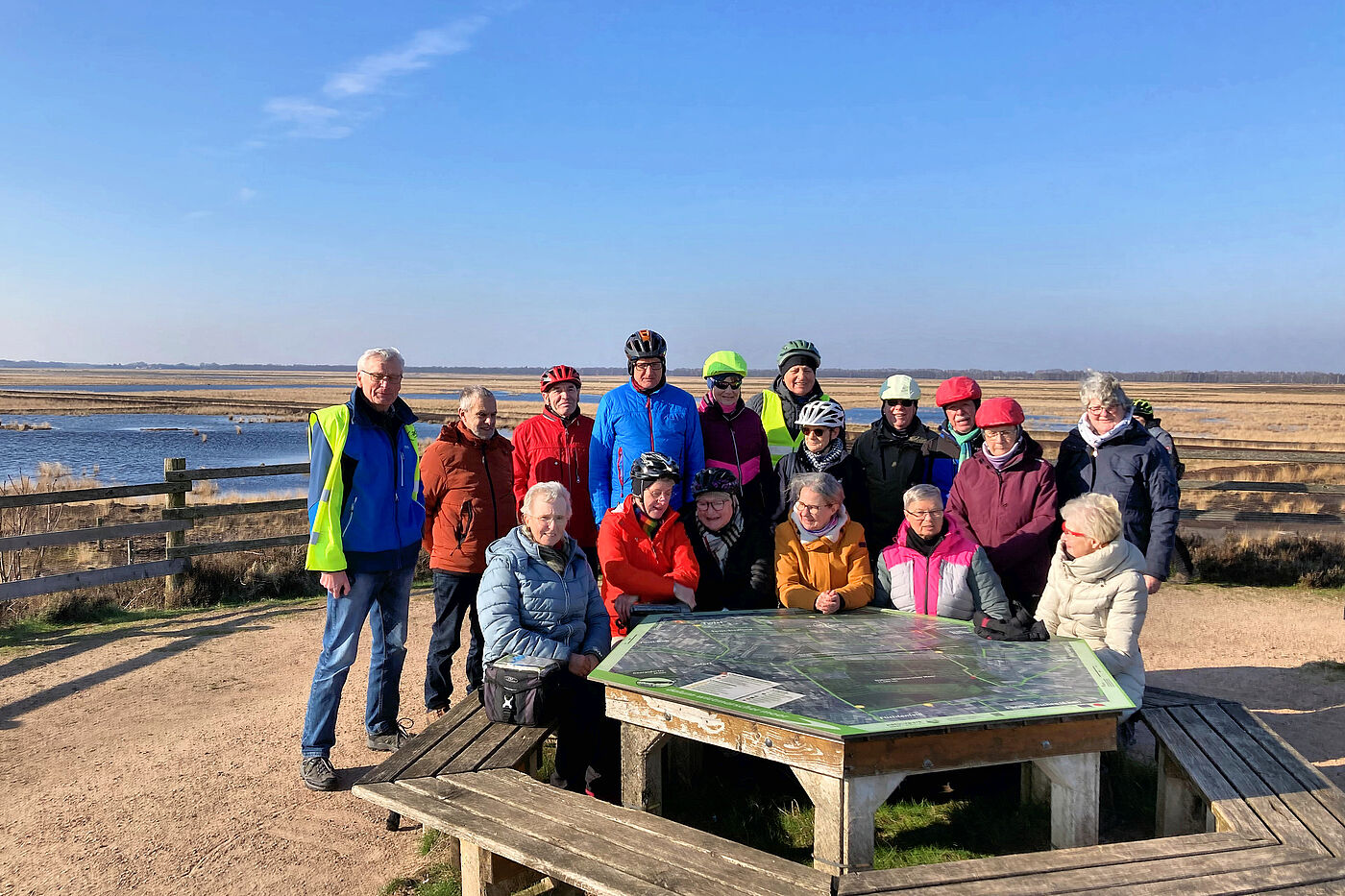 Auf dem Aufsichtshügel im Dalum-Wietmarscher Moor