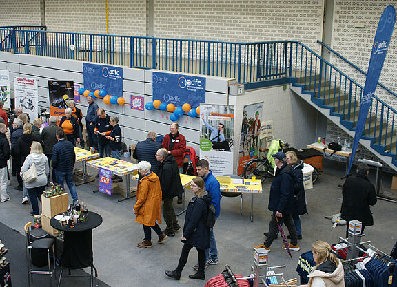 Radmesse-Lingen-2024-02-18-DSC08094 ADFC Stand auf der Fahrradmesse Lingen 2024