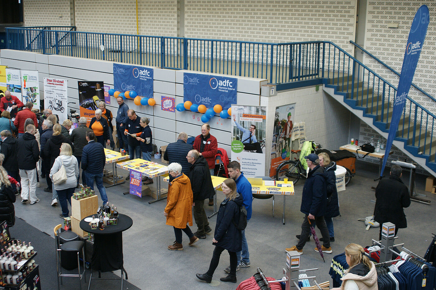 ADFC Stand auf der Fahrradmesse Lingen 2024