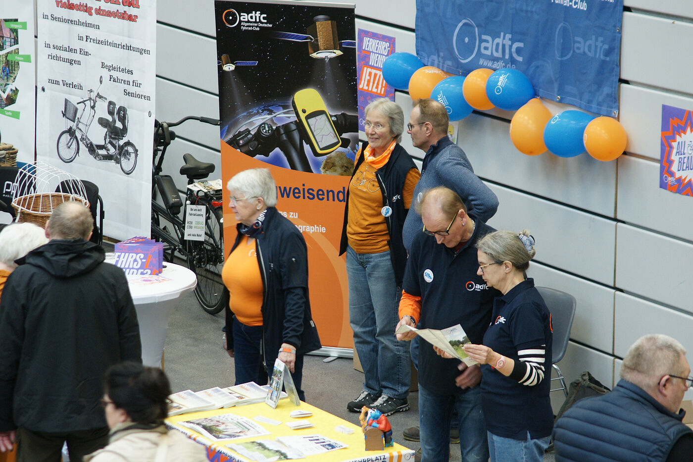 ADFC Stand auf der Fahrradmesse Lingen 2024