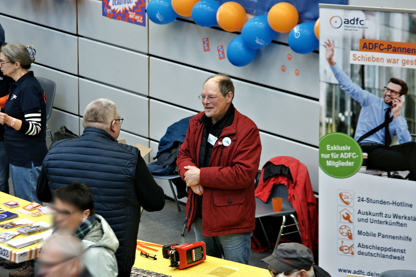 ADFC Stand auf der Fahrradmesse Lingen 2024