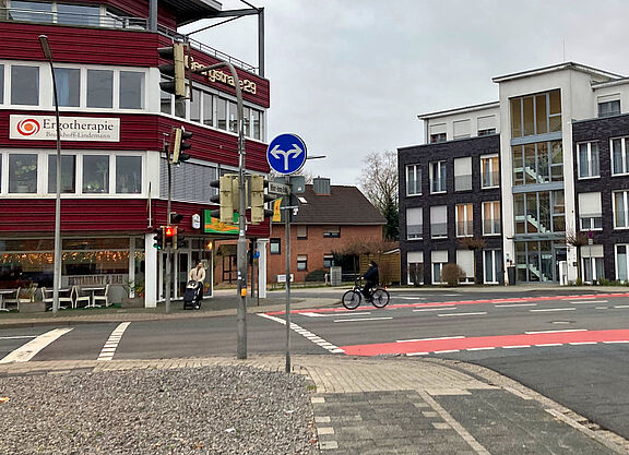 Bedarfsampel an der Wilhelm-Berning-Straße in Lingen