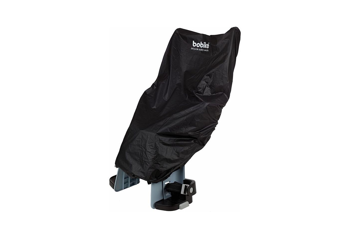 Ein Kindersitz hinten mit Wetterschutzhaube Freisteller eines Kindersitzes hinten mit Wetterschutzhaube